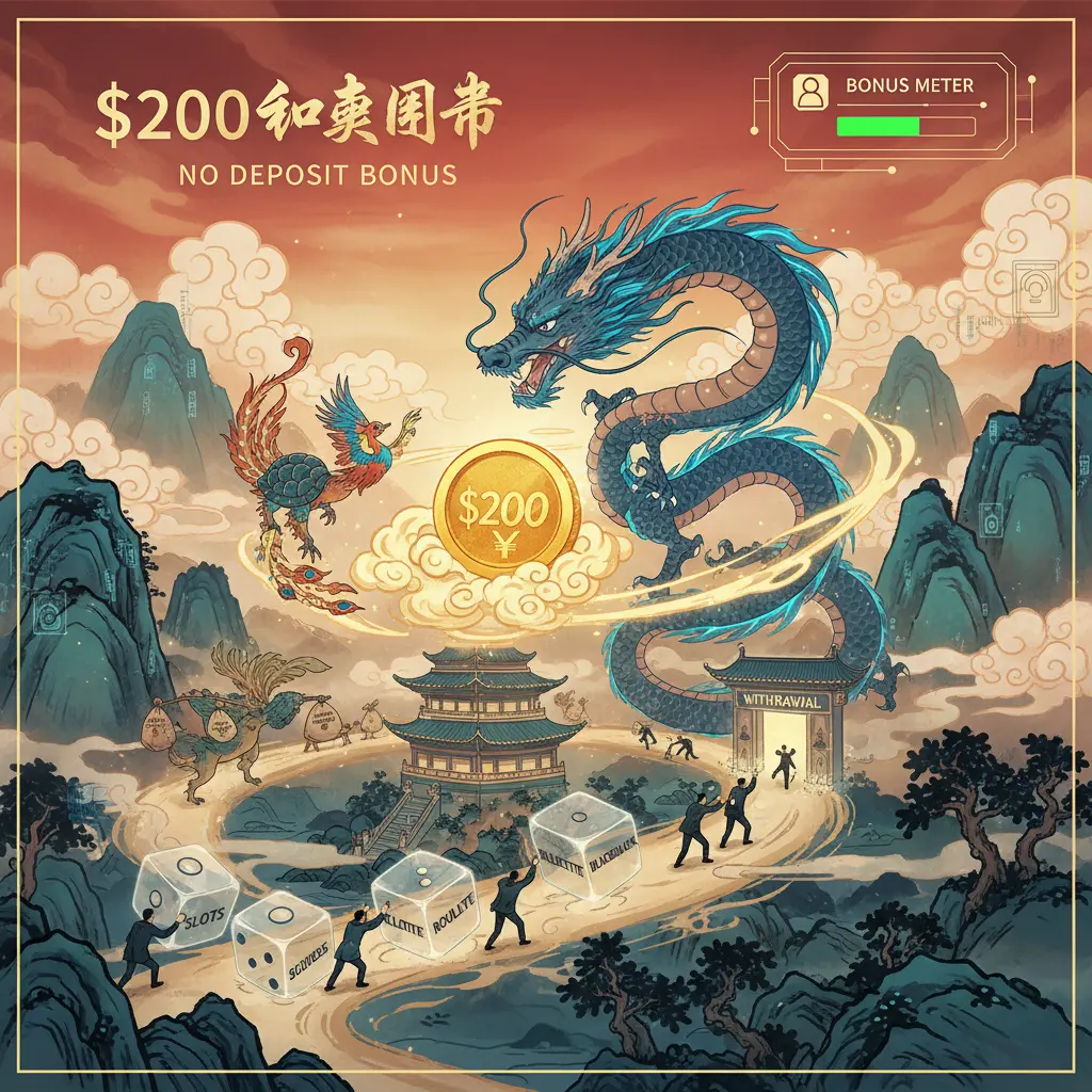 $200 no deposit bonus - Requirements